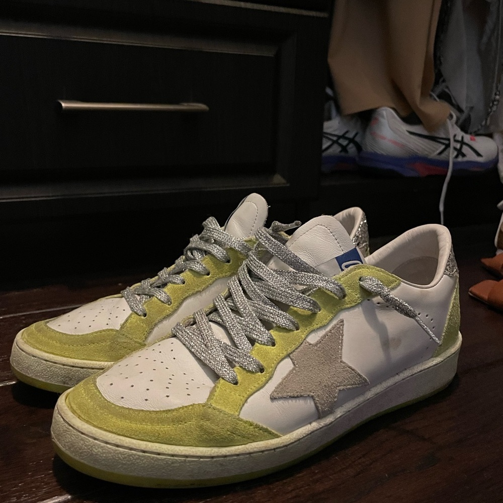 GOLDEN GOOSE NEON SNEAKERS
